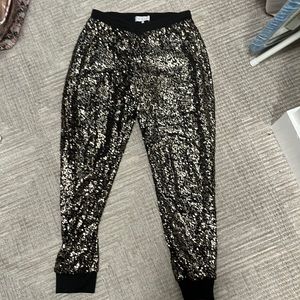 Sequinned joggers in great condition!